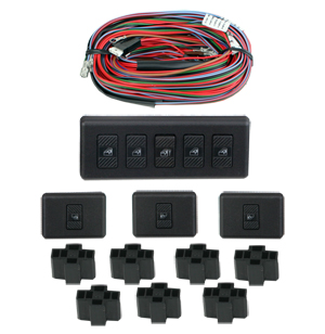 4990-50-227  UNIVERSAL 4 DOOR ILLUMINATED SWITCH KIT