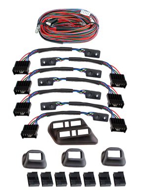 4990-50-421  JOKER 4 DOOR ROCKERILLUMINATED 3 SWITCH KIT