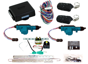 95150 2 DOOR LOCK KIT WITH 99925 12 CHANNEL KEYLESS ENTRY & TK01-00-001 TRUNK KIT