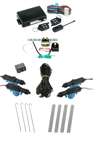 95210 4 DOOR MES LOCK KIT LK01-50-123 WITH 95600 REMOTE START AND TRUNK KIT TK01-00-001