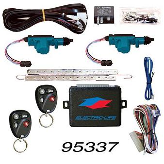 95337 2 DOOR LOCK KIT W/ KEYLESS FOR 2007-2011 JEEP WRANGLER