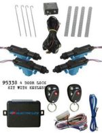 95338 4 DOOR POWER DOOR LOCK KIT W/ KEYLESS ENTRY