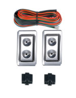 99020 NEW BILLET STYLE CONSOLE MOUNT 2 SWITCH ILLUMINATED SWITCH KIT.