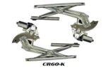 CR60-K    2 DOOR FRONT KIT CONTAINS 2 COMPLETE REGULATORS WITH MOTORS ATTACHEDCR60-K