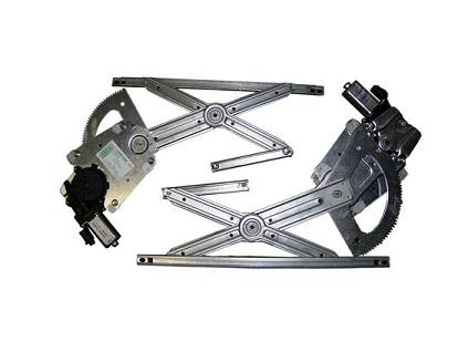 GM114-K 2 DOOR FRONT KIT CONTAINS 2 COMPLETE REGULATORS WITH MOTORS ATTACHED