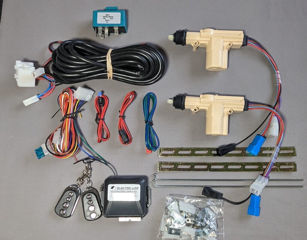 95120 2 DOOR POWER DOOR LOCK KIT With KEYLESS ENTRY. Electric Life
