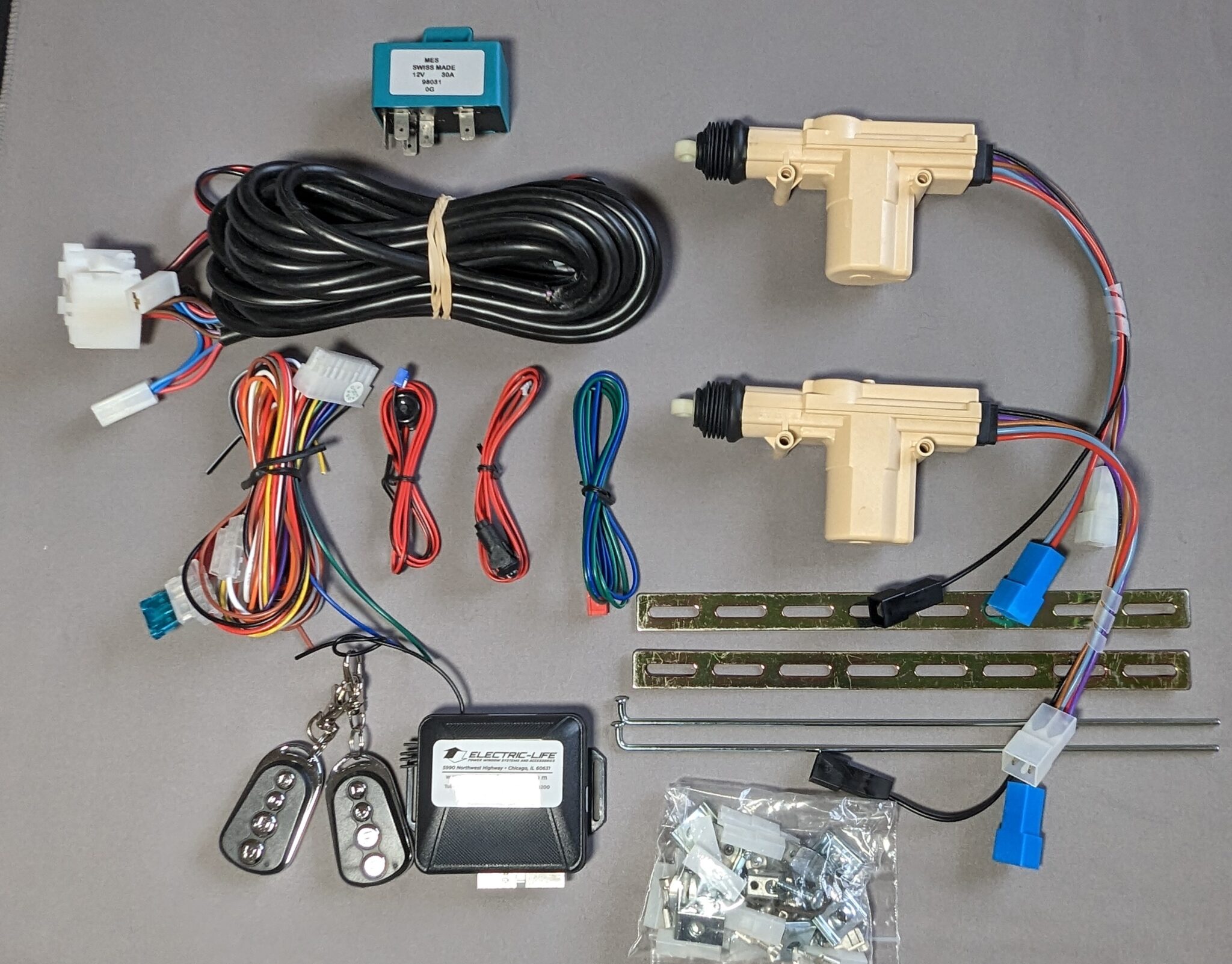 95120 2 DOOR POWER DOOR LOCK KIT With KEYLESS ENTRY. Electric Life