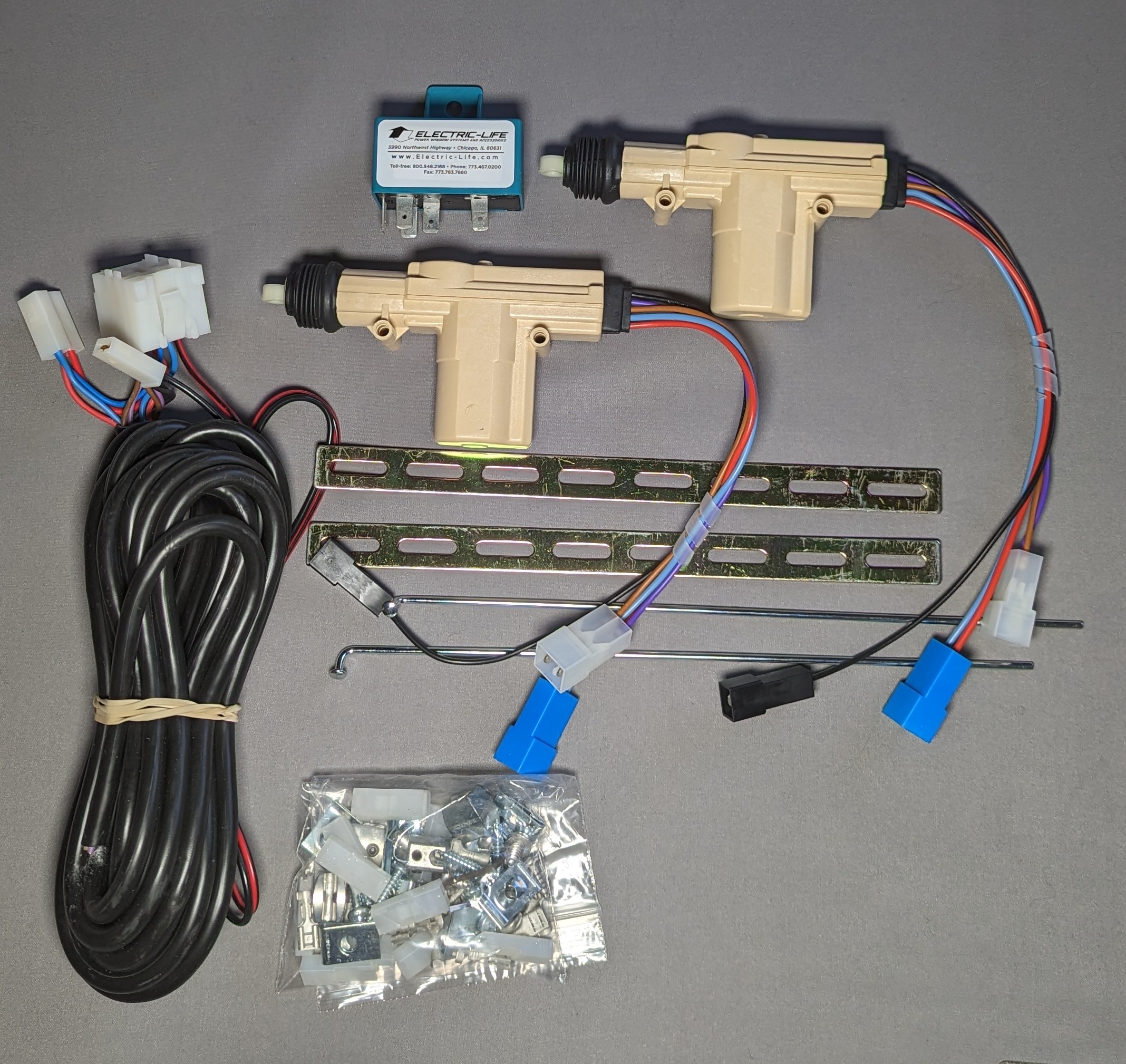 LK01-10-122 – 2 DOOR POWER LOCK KIT – Electric Life Power Window